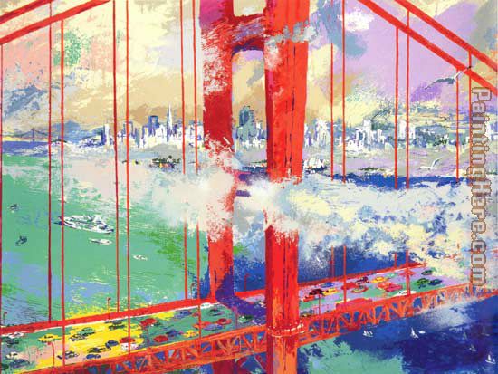 San Francisco painting - Leroy Neiman San Francisco art painting